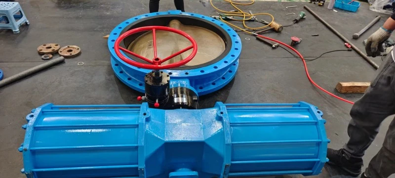 U Type Flange Butterfly Valve